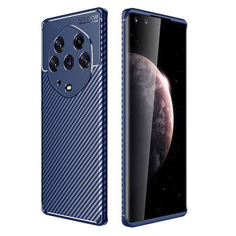 Silikon Hülle Handyhülle Gummi Schutzhülle Flexible Tasche Köper S01 für Huawei Honor Magic3 Pro+ Plus 5G Blau