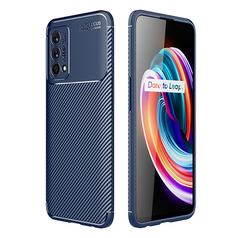 Silikon Hülle Handyhülle Gummi Schutzhülle Flexible Tasche Köper S01 für Realme GT Master 5G Blau