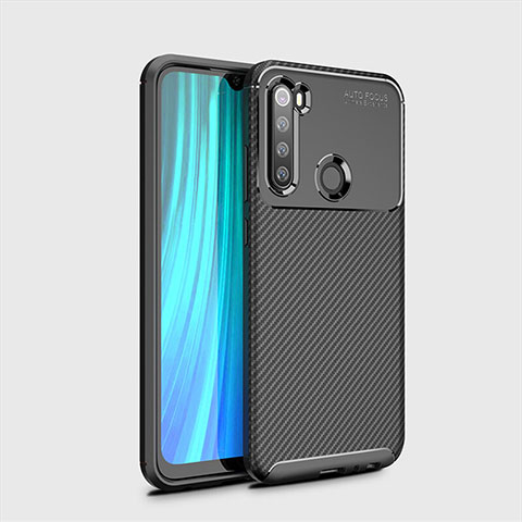 Silikon Hülle Handyhülle Gummi Schutzhülle Flexible Tasche Köper Y02 für Xiaomi Redmi Note 8 Schwarz