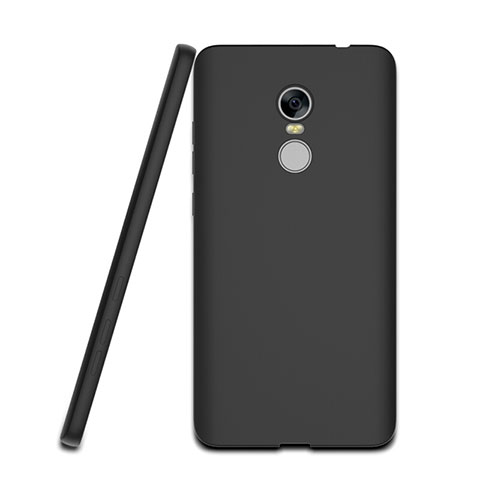 Silikon Hülle Handyhülle Gummi Schutzhülle für Xiaomi Redmi Note 4 Schwarz