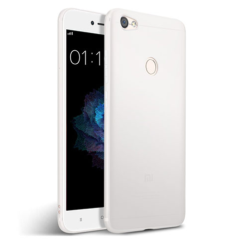 Silikon Hülle Handyhülle Gummi Schutzhülle für Xiaomi Redmi Note 5A High Edition Weiß