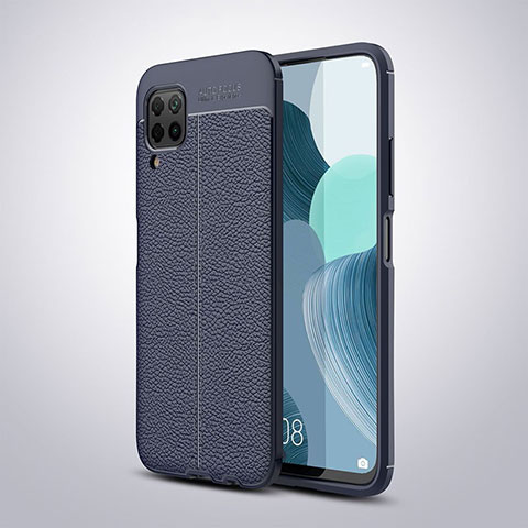 Silikon Hülle Handyhülle Gummi Schutzhülle Leder Tasche für Huawei Nova 6 SE Blau