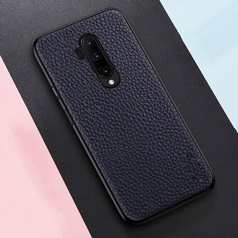 Silikon Hülle Handyhülle Gummi Schutzhülle Leder Tasche für OnePlus 7T Pro Blau