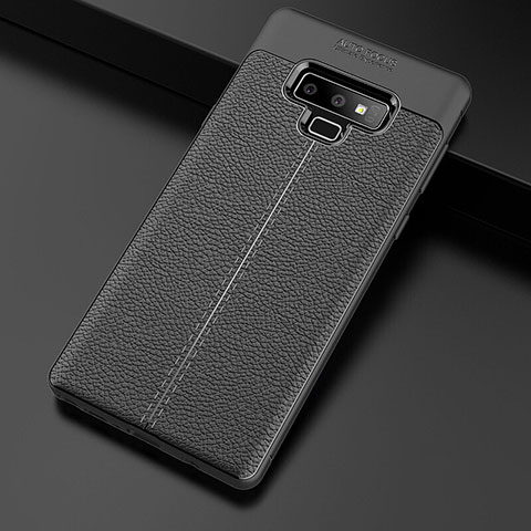 Silikon Hülle Handyhülle Gummi Schutzhülle Leder Tasche für Samsung Galaxy Note 9 Schwarz