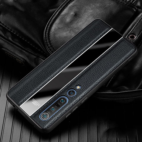 Silikon Hülle Handyhülle Gummi Schutzhülle Leder Tasche für Xiaomi Mi 10 Pro Schwarz