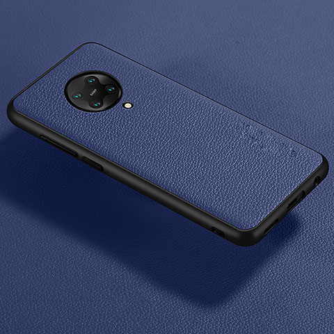 Silikon Hülle Handyhülle Gummi Schutzhülle Leder Tasche für Xiaomi Poco F2 Pro Blau