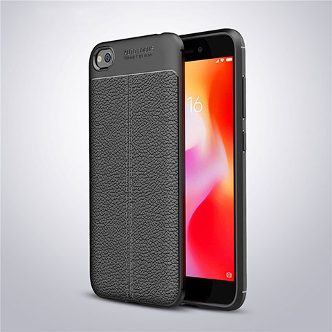 Silikon Hülle Handyhülle Gummi Schutzhülle Leder Tasche für Xiaomi Redmi Go Schwarz