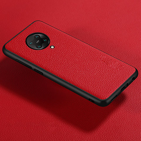 Silikon Hülle Handyhülle Gummi Schutzhülle Leder Tasche für Xiaomi Redmi K30 Pro Zoom Rot