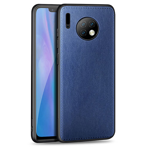 Silikon Hülle Handyhülle Gummi Schutzhülle Leder Tasche H03 für Huawei Mate 30 5G Blau