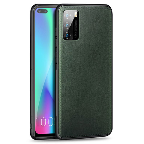 Silikon Hülle Handyhülle Gummi Schutzhülle Leder Tasche S01 für Huawei P40 Grün