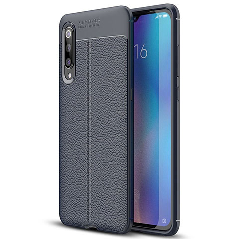 Silikon Hülle Handyhülle Gummi Schutzhülle Leder Tasche S02 für Xiaomi Mi 9 Lite Blau