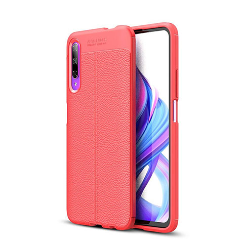 Silikon Hülle Handyhülle Gummi Schutzhülle Leder Tasche S04 für Huawei Honor 9X Pro Rot