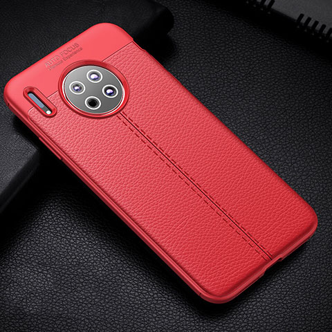 Silikon Hülle Handyhülle Gummi Schutzhülle Leder Tasche Z03 für Huawei Mate 30E Pro 5G Rot