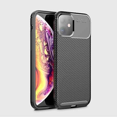 Silikon Hülle Handyhülle Gummi Schutzhülle Tasche Köper für Apple iPhone 11 Schwarz