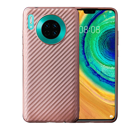 Silikon Hülle Handyhülle Gummi Schutzhülle Tasche Köper für Huawei Mate 30 5G Rosegold