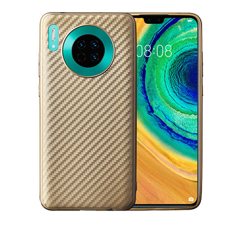 Silikon Hülle Handyhülle Gummi Schutzhülle Tasche Köper für Huawei Mate 30 Pro 5G Gold