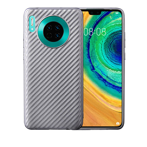 Silikon Hülle Handyhülle Gummi Schutzhülle Tasche Köper für Huawei Mate 30 Silber