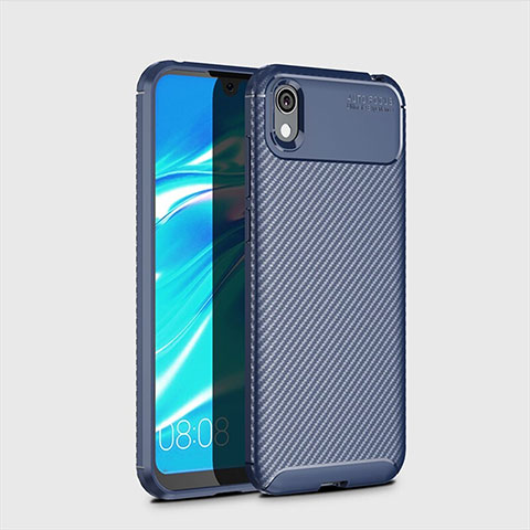 Silikon Hülle Handyhülle Gummi Schutzhülle Tasche Köper für Huawei Y5 (2019) Blau