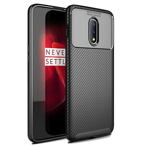 Silikon Hülle Handyhülle Gummi Schutzhülle Tasche Köper für OnePlus 7 Schwarz