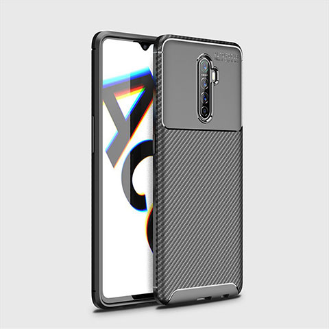 Silikon Hülle Handyhülle Gummi Schutzhülle Tasche Köper für Realme X2 Pro Schwarz