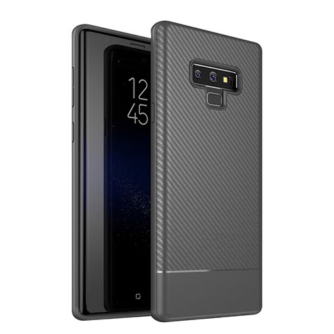 Silikon Hülle Handyhülle Gummi Schutzhülle Tasche Köper für Samsung Galaxy Note 9 Grau