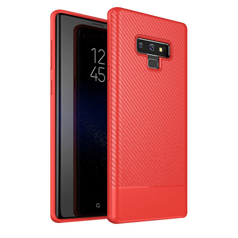 Silikon Hülle Handyhülle Gummi Schutzhülle Tasche Köper für Samsung Galaxy Note 9 Rot