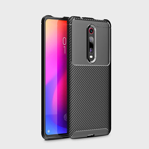 Silikon Hülle Handyhülle Gummi Schutzhülle Tasche Köper für Xiaomi Mi 9T Schwarz