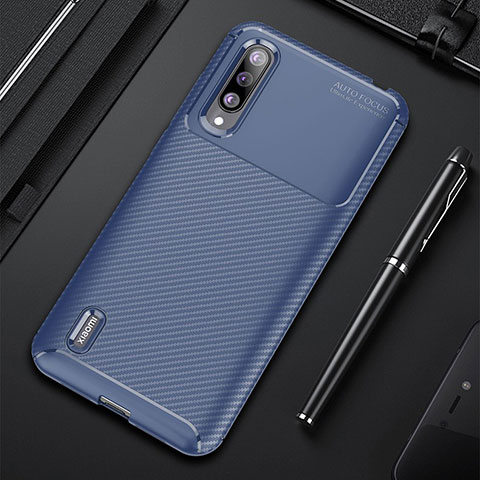 Silikon Hülle Handyhülle Gummi Schutzhülle Tasche Köper für Xiaomi Mi A3 Blau