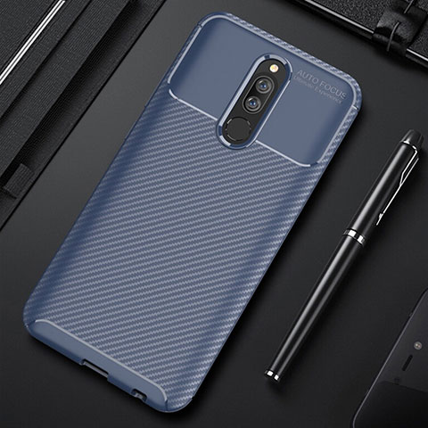 Silikon Hülle Handyhülle Gummi Schutzhülle Tasche Köper für Xiaomi Redmi 8 Blau