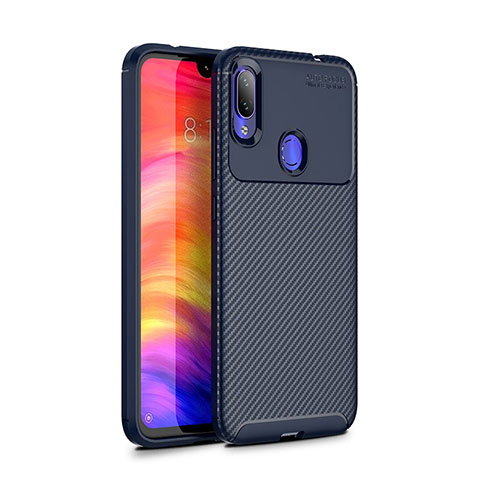 Silikon Hülle Handyhülle Gummi Schutzhülle Tasche Köper für Xiaomi Redmi Note 7 Blau