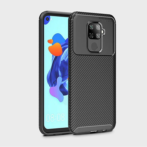 Silikon Hülle Handyhülle Gummi Schutzhülle Tasche Köper S01 für Huawei Mate 30 Lite Schwarz