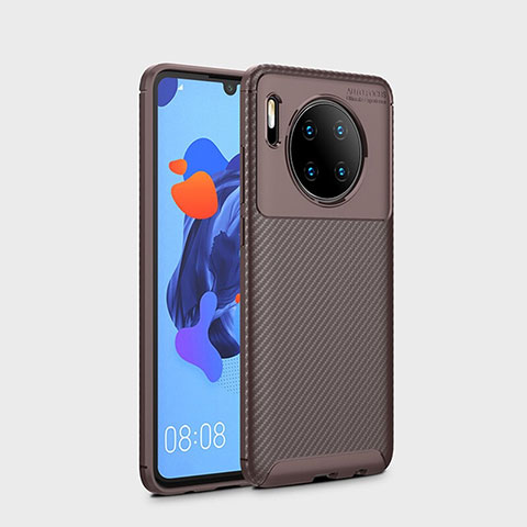 Silikon Hülle Handyhülle Gummi Schutzhülle Tasche Köper S01 für Huawei Mate 30 Pro 5G Braun