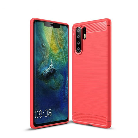 Silikon Hülle Handyhülle Gummi Schutzhülle Tasche Köper S03 für Huawei P30 Pro Rot