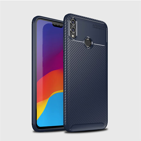 Silikon Hülle Handyhülle Gummi Schutzhülle Tasche Köper T01 für Huawei Honor View 10 Lite Blau