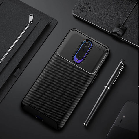 Silikon Hülle Handyhülle Gummi Schutzhülle Tasche Köper Y02 für Oppo RX17 Pro Schwarz