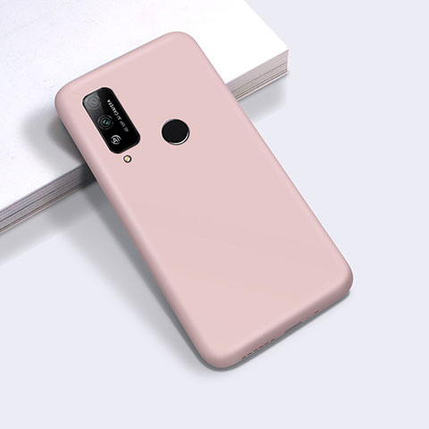 Silikon Hülle Handyhülle Ultra Dünn Flexible Schutzhülle 360 Grad Ganzkörper Tasche für Huawei Honor Play4T Rosa