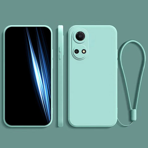 Silikon Hülle Handyhülle Ultra Dünn Flexible Schutzhülle 360 Grad Ganzkörper Tasche für Huawei Honor X7 Minzgrün