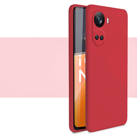 Silikon Hülle Handyhülle Ultra Dünn Flexible Schutzhülle 360 Grad Ganzkörper Tasche für Huawei Nova 10 SE Rot