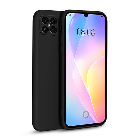 Silikon Hülle Handyhülle Ultra Dünn Flexible Schutzhülle 360 Grad Ganzkörper Tasche für Huawei Nova 8 SE 5G Schwarz