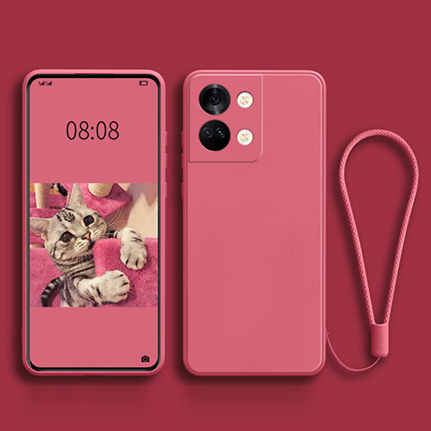 Silikon Hülle Handyhülle Ultra Dünn Flexible Schutzhülle 360 Grad Ganzkörper Tasche für OnePlus Nord 3 5G Pink