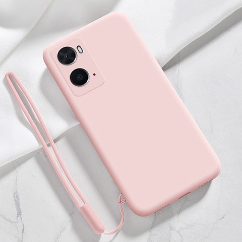 Silikon Hülle Handyhülle Ultra Dünn Flexible Schutzhülle 360 Grad Ganzkörper Tasche für Oppo A36 Rosa