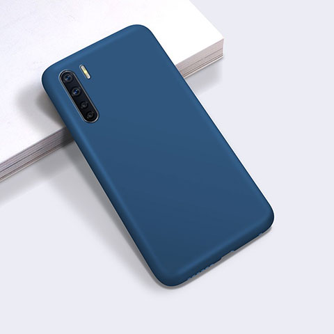 Silikon Hülle Handyhülle Ultra Dünn Flexible Schutzhülle 360 Grad Ganzkörper Tasche für Oppo A91 Blau