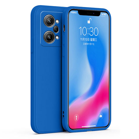 Silikon Hülle Handyhülle Ultra Dünn Flexible Schutzhülle 360 Grad Ganzkörper Tasche für Oppo K10 Pro 5G Blau