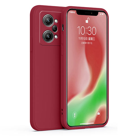 Silikon Hülle Handyhülle Ultra Dünn Flexible Schutzhülle 360 Grad Ganzkörper Tasche für Oppo K10 Pro 5G Rot