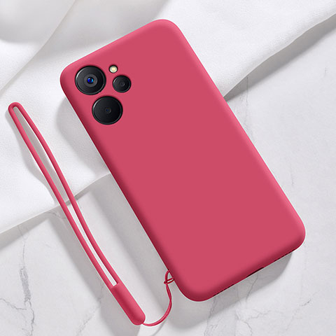 Silikon Hülle Handyhülle Ultra Dünn Flexible Schutzhülle 360 Grad Ganzkörper Tasche für Realme 10 5G Rot