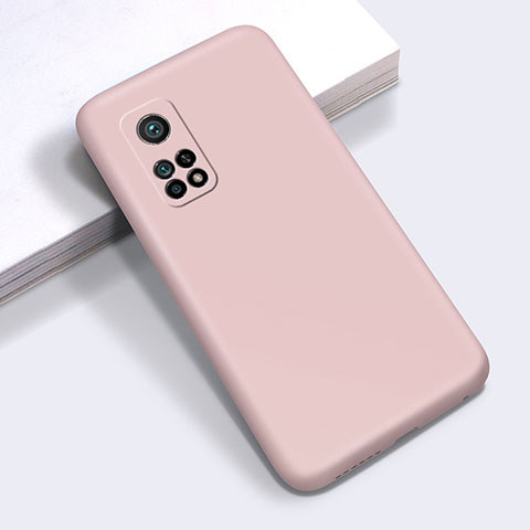 Silikon Hülle Handyhülle Ultra Dünn Flexible Schutzhülle 360 Grad Ganzkörper Tasche für Xiaomi Mi 10T 5G Rosa