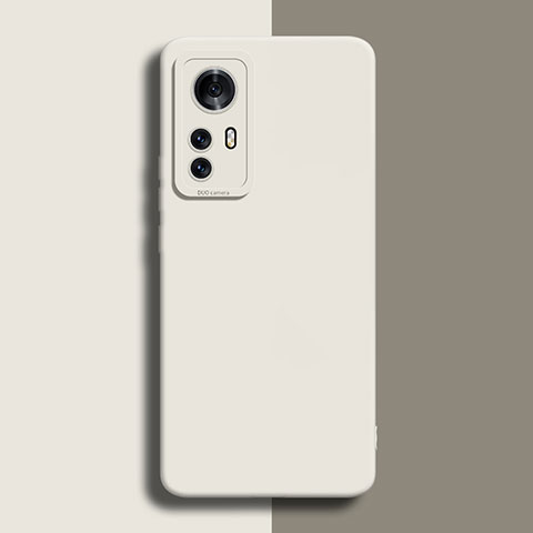 Silikon Hülle Handyhülle Ultra Dünn Flexible Schutzhülle 360 Grad Ganzkörper Tasche für Xiaomi Mi 12 5G Weiß