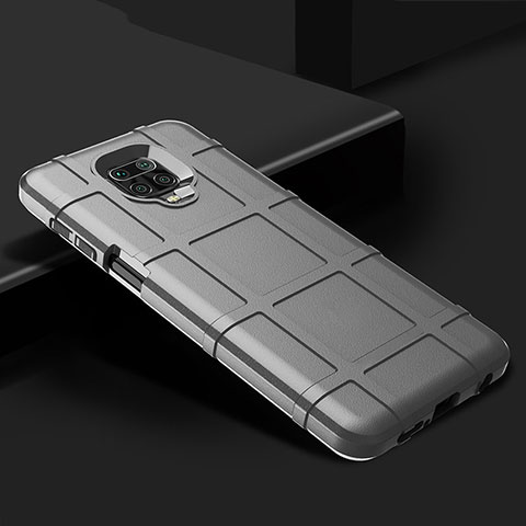 Silikon Hülle Handyhülle Ultra Dünn Flexible Schutzhülle 360 Grad Ganzkörper Tasche für Xiaomi Redmi Note 9S Silber