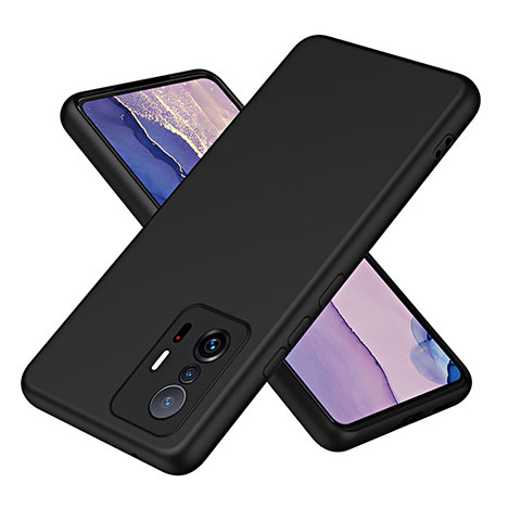 Silikon Hülle Handyhülle Ultra Dünn Flexible Schutzhülle 360 Grad Ganzkörper Tasche H01P für Xiaomi Mi 11T Pro 5G Schwarz