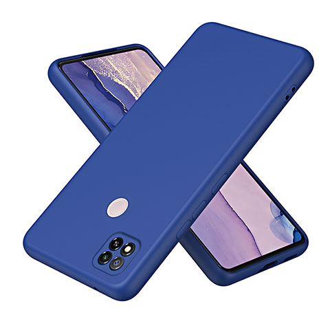 Silikon Hülle Handyhülle Ultra Dünn Flexible Schutzhülle 360 Grad Ganzkörper Tasche H01P für Xiaomi POCO C31 Blau